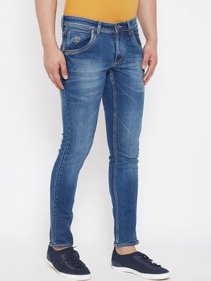 blue denim washed jeans - 17521012 - Standard Image - 2