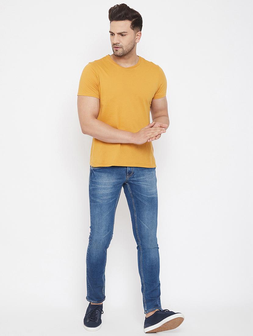 blue denim washed jeans - 17521012 - Zoom Image - 4