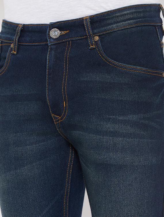 dark blue denim washed jeans - 17521013 - Zoom Image - 5