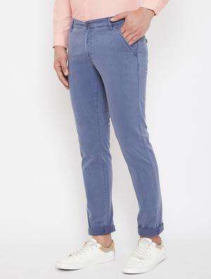 grey solid chinos - 17521022 - Standard Image - 2