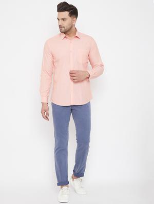 grey solid chinos - 17521022 - Standard Image - 4