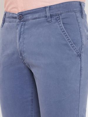 grey solid chinos - 17521022 - Standard Image - 5