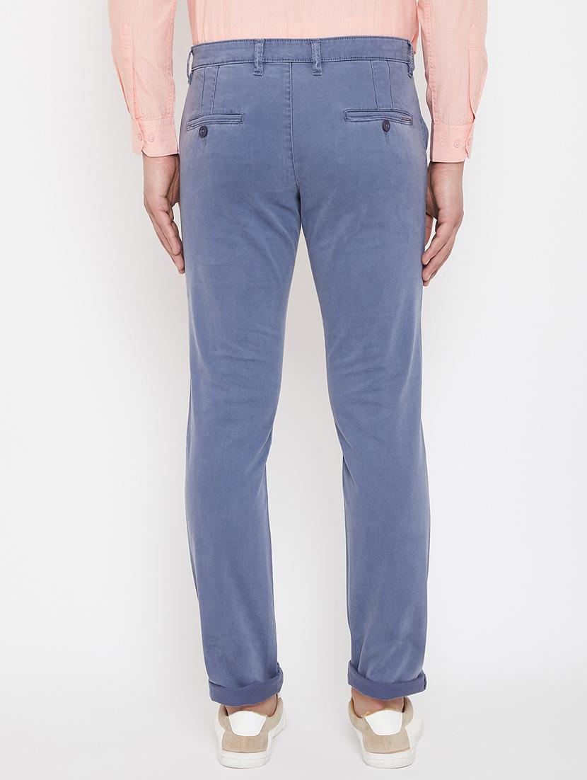 grey solid chinos - 17521022 - Zoom Image - 3