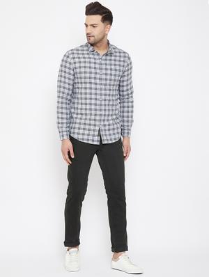 olive green solid chinos - 17521024 - Standard Image - 4