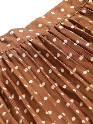 high rise polka dot a-line skirt - 17521086 - Standard Image - 5