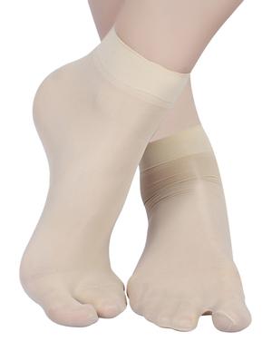 beige nylon blend sock - 17521181 - Standard Image - 2