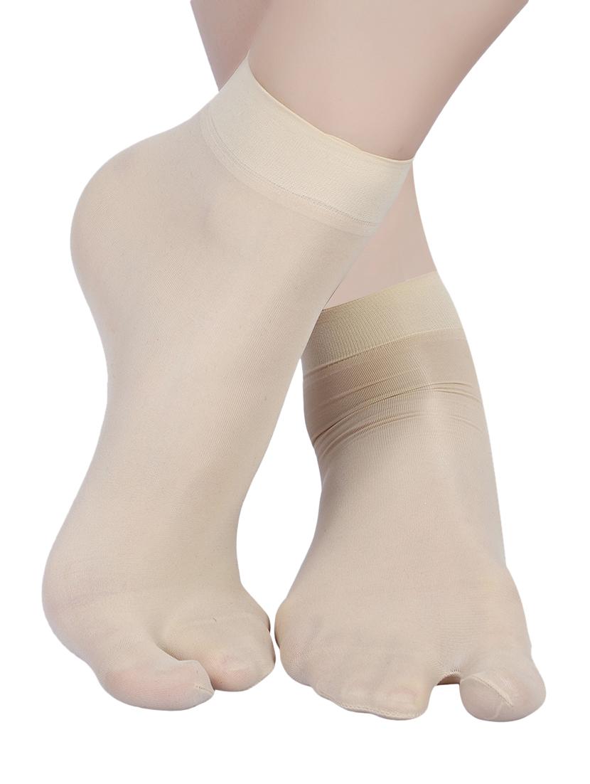 beige nylon blend sock - 17521181 - Zoom Image - 2