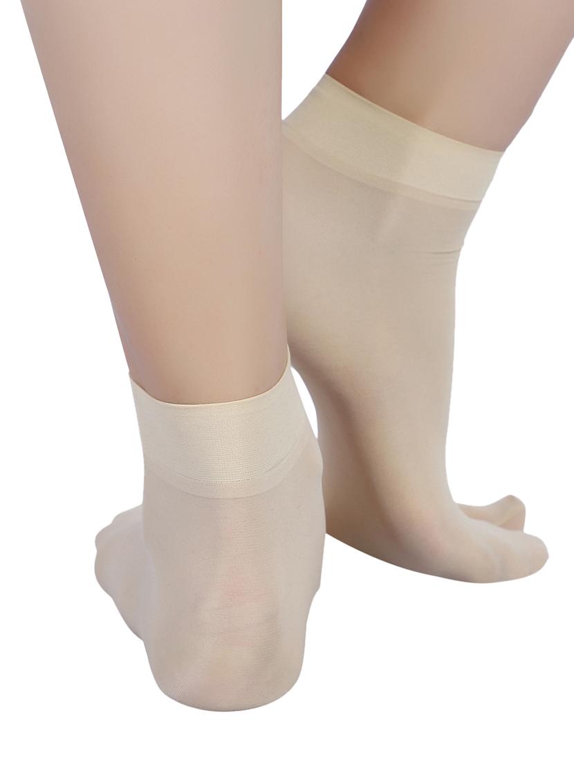 beige nylon blend sock - 17521181 - Zoom Image - 3