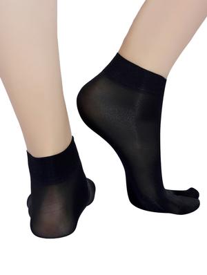 black nylon blend sock - 17521184 - Standard Image - 2