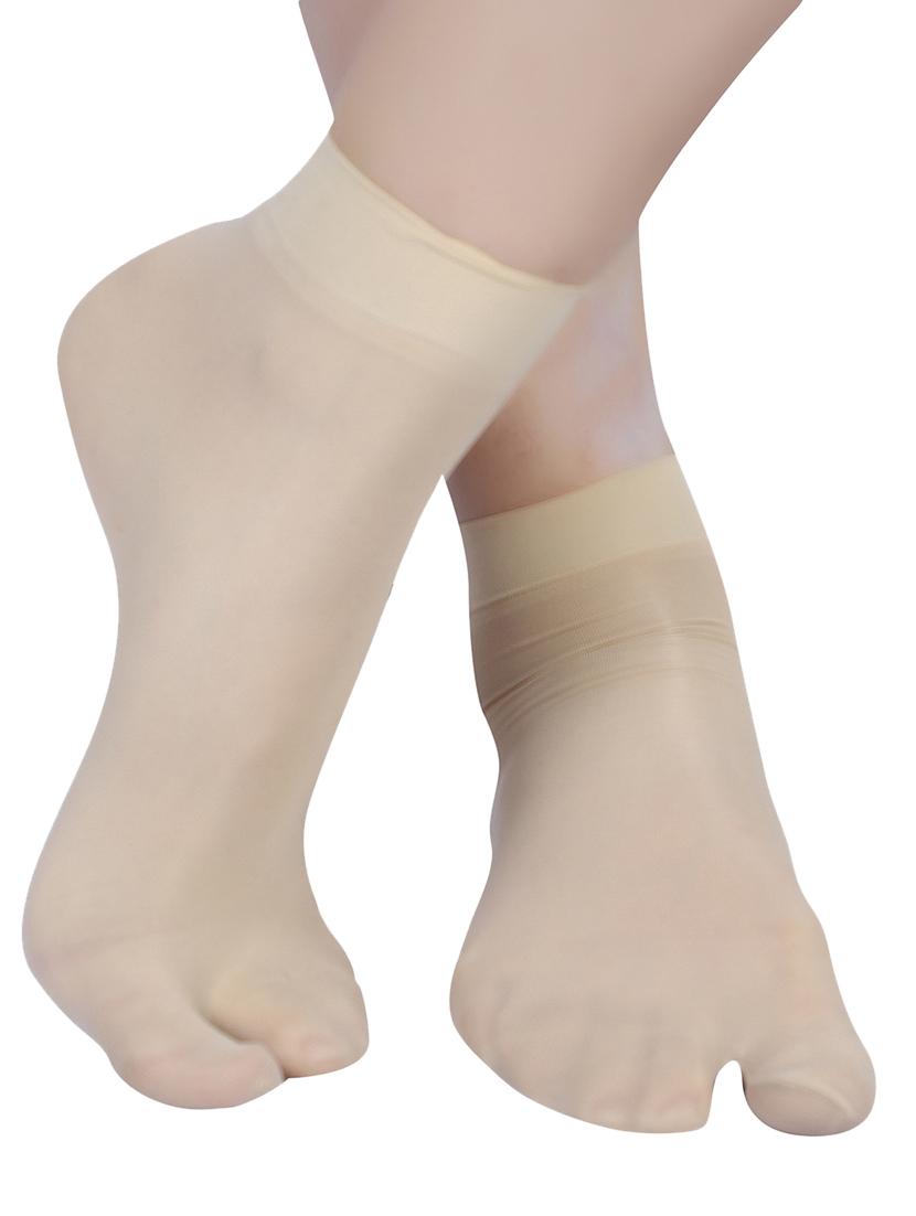 beige nylon blend sock - 17521222 - Zoom Image - 1