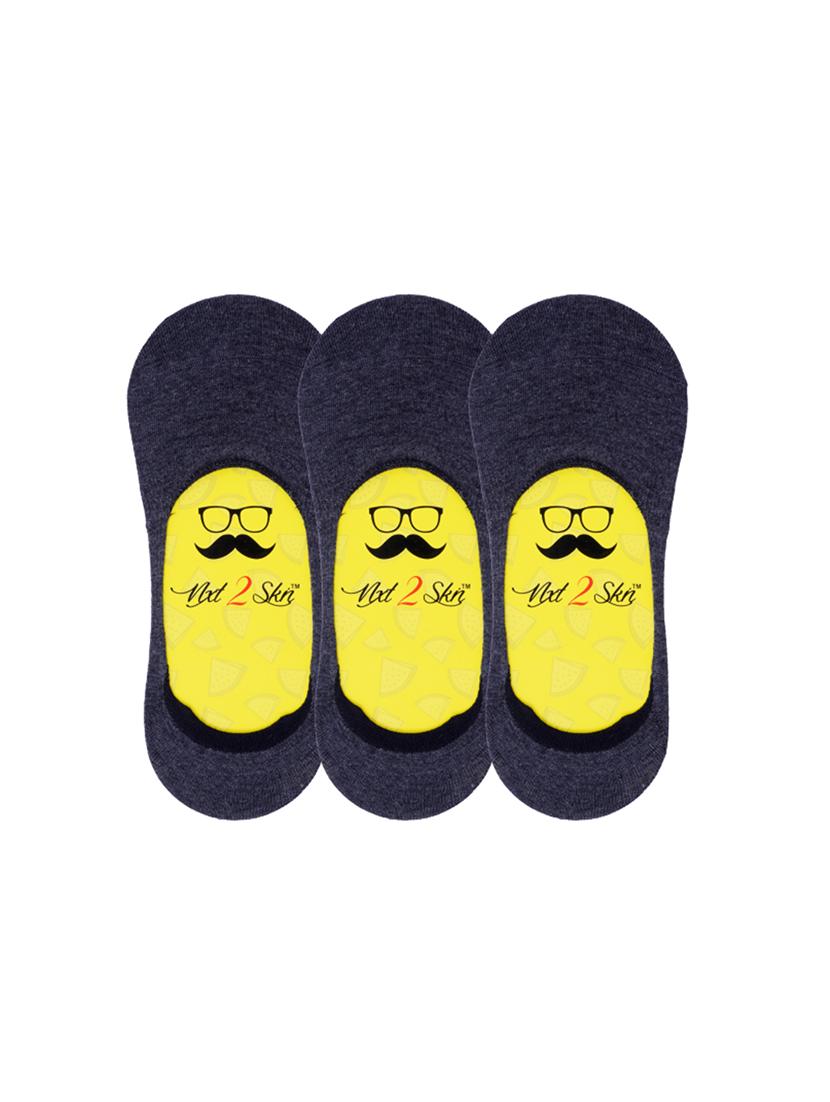 grey cotton no show sock - 17521317 - Zoom Image - 1