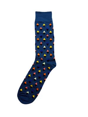 multi colored cotton above ankle length sock - 17521325 - Standard Image - 2