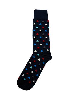 multi colored cotton above ankle length sock - 17521326 - Standard Image - 2