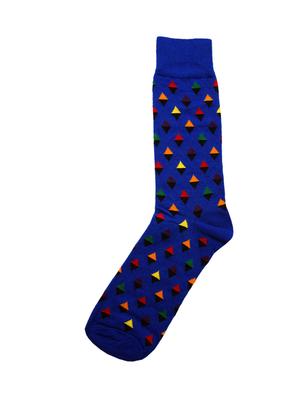 multi colored cotton above ankle length sock - 17521326 - Standard Image - 4