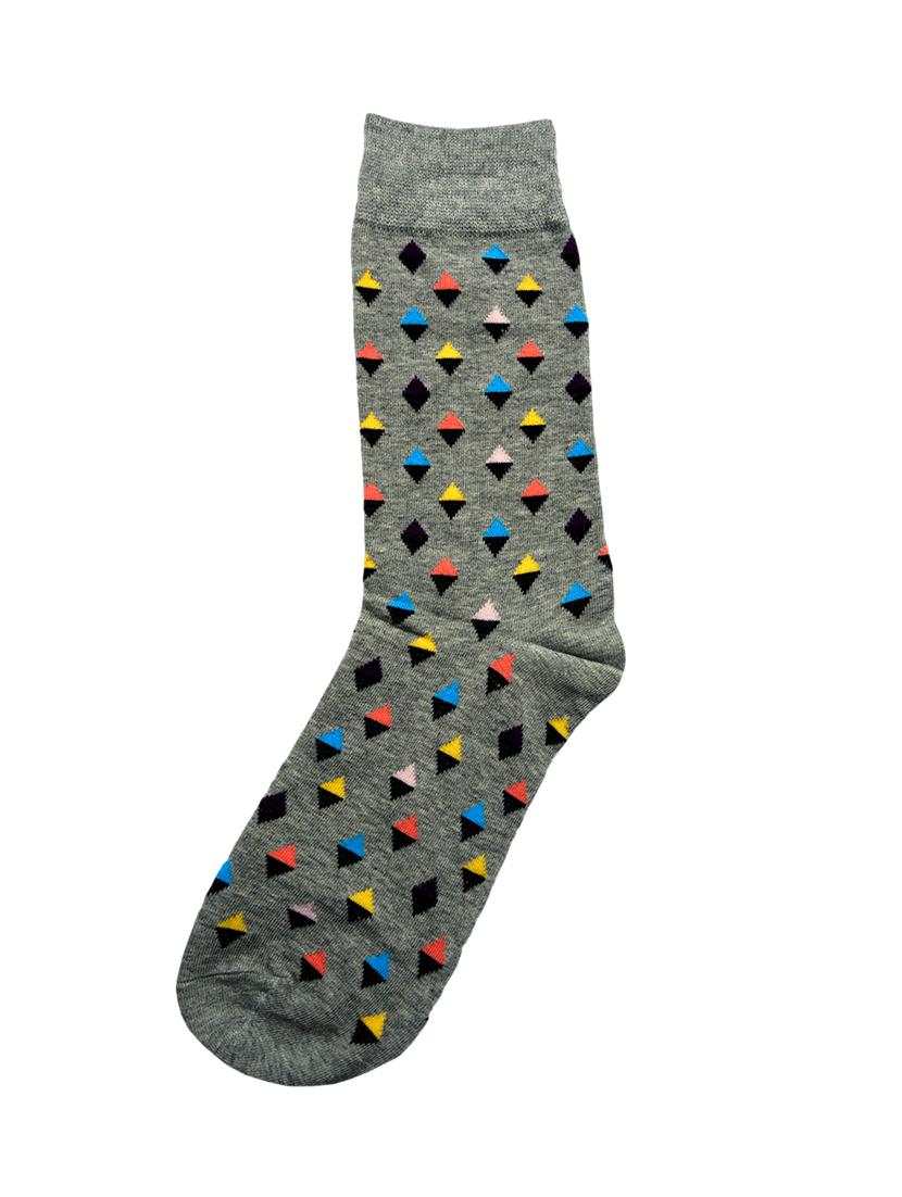 multi colored cotton above ankle length sock - 17521326 - Zoom Image - 3