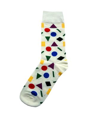 multi colored cotton above ankle length sock - 17521333 - Standard Image - 3
