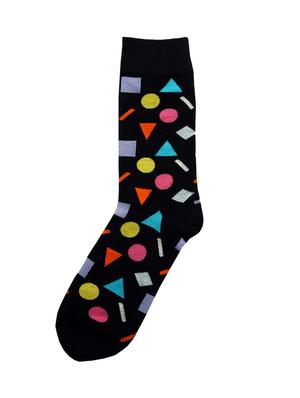 multi colored cotton above ankle length sock - 17521334 - Standard Image - 2