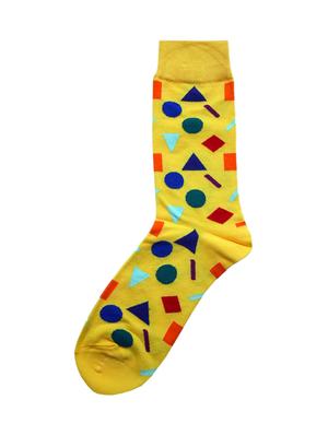 multi colored cotton above ankle length sock - 17521334 - Standard Image - 3