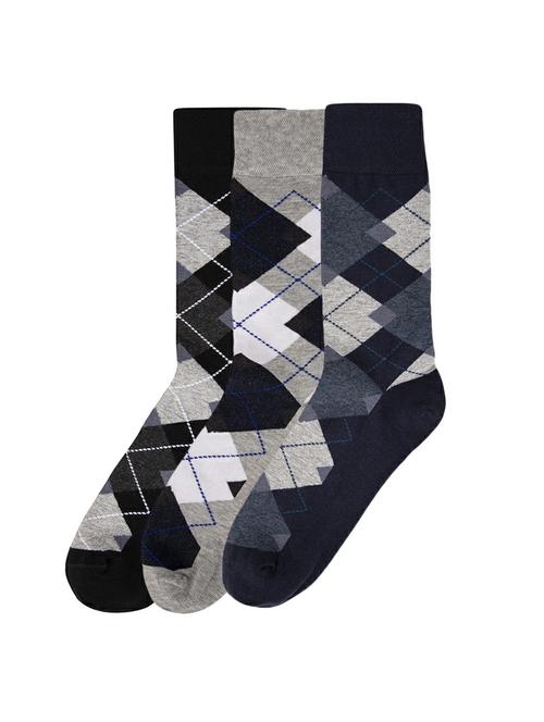 multi colored cotton above ankle length sock - 17521336 - Standard Image - 1