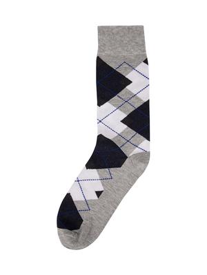multi colored cotton above ankle length sock - 17521336 - Standard Image - 2