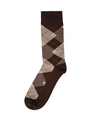 multi colored cotton above ankle length sock - 17521337 - Standard Image - 3