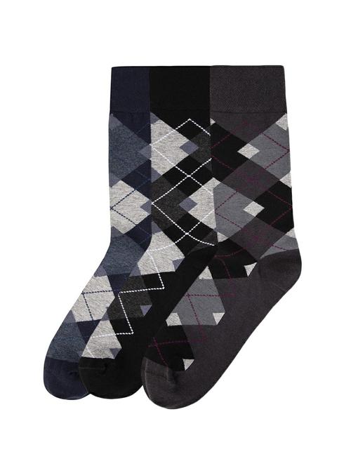 multi colored cotton above ankle length sock - 17521339 - Standard Image - 1