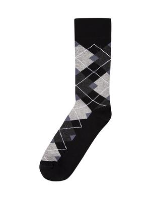 multi colored cotton above ankle length sock - 17521339 - Standard Image - 2