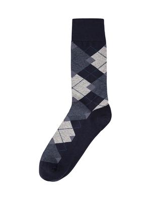 multi colored cotton above ankle length sock - 17521339 - Standard Image - 4