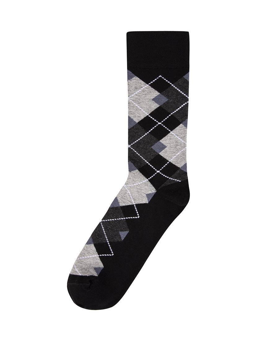 multi colored cotton above ankle length sock - 17521339 - Zoom Image - 2