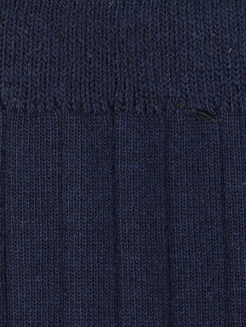 navy blue cotton above ankle length sock - 17521340 - Zoom Image - 4