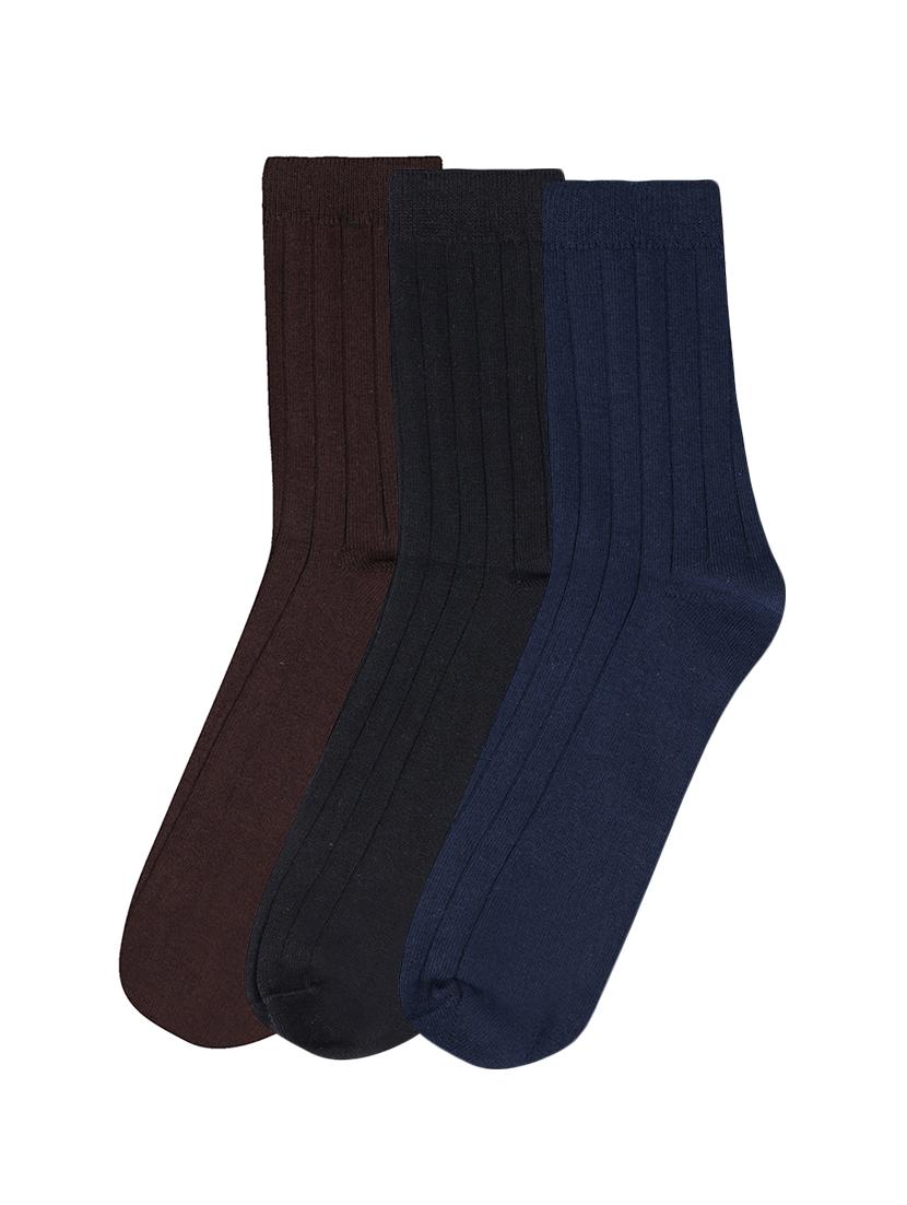 multi colored cotton above ankle length sock - 17521342 - Zoom Image - 1