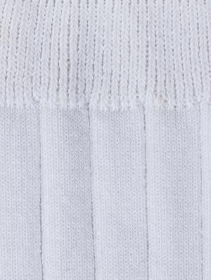 white cotton above ankle length sock - 17521345 - Standard Image - 4