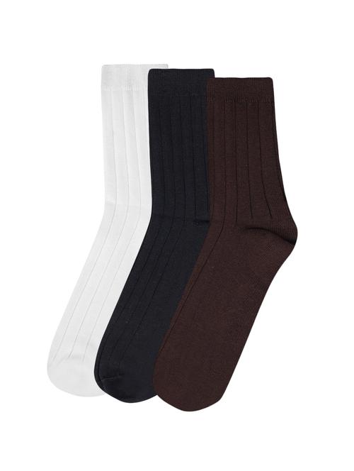 multi colored cotton above ankle length sock - 17521346 - Standard Image - 1