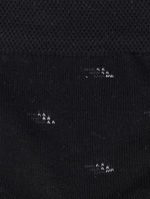 black cotton above ankle length sock - 17521363 - Standard Image - 3