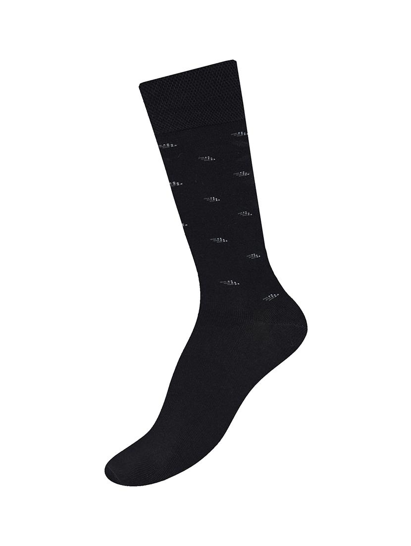 black cotton above ankle length sock - 17521363 - Zoom Image - 1