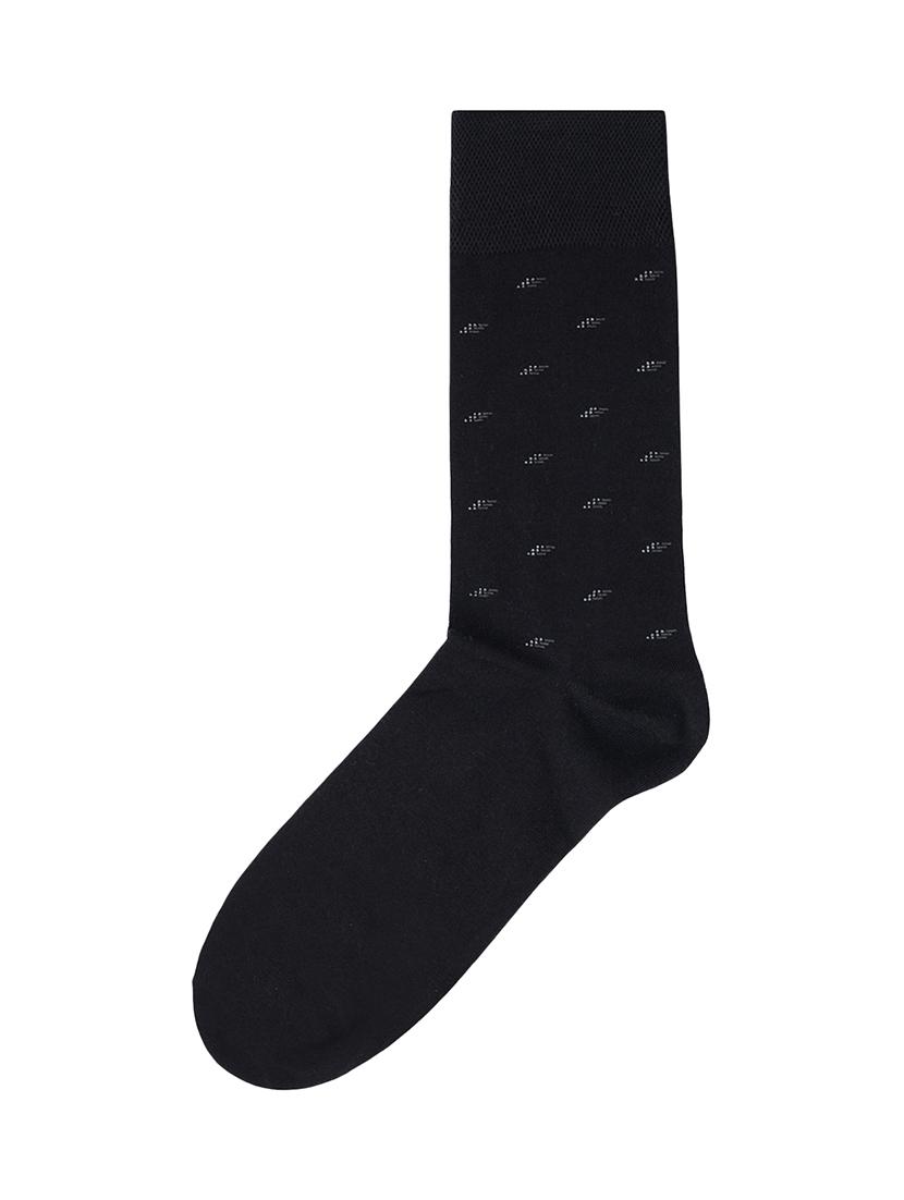 black cotton above ankle length sock - 17521363 - Zoom Image - 2