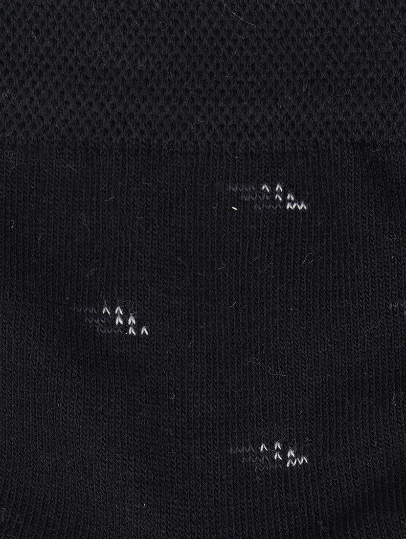 black cotton above ankle length sock - 17521363 - Zoom Image - 3