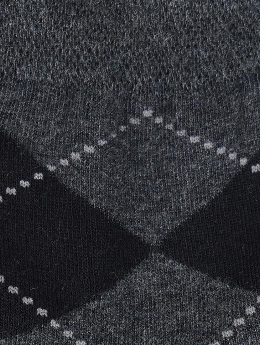 grey cotton above ankle length sock - 17521366 - Zoom Image - 3