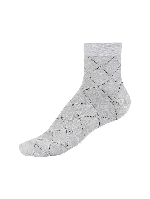 silver cotton ankle length sock - 17521390 - Standard Image - 1