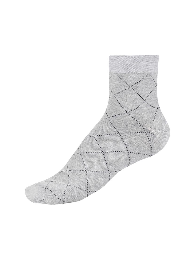 silver cotton ankle length sock - 17521390 - Zoom Image - 1