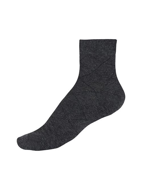 grey cotton ankle length sock - 17521391 - Standard Image - 1