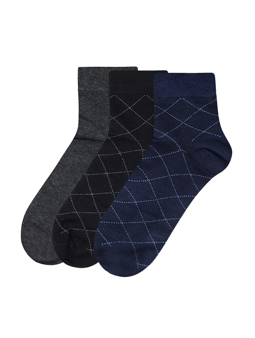 multi colored cotton ankle length sock - 17521395 - Zoom Image - 1