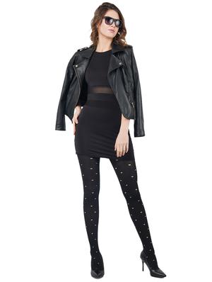 black nylon blend stockings - 17521448 - Standard Image - 4