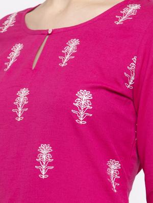 embroidered kurta pant set - 17521451 - Standard Image - 6