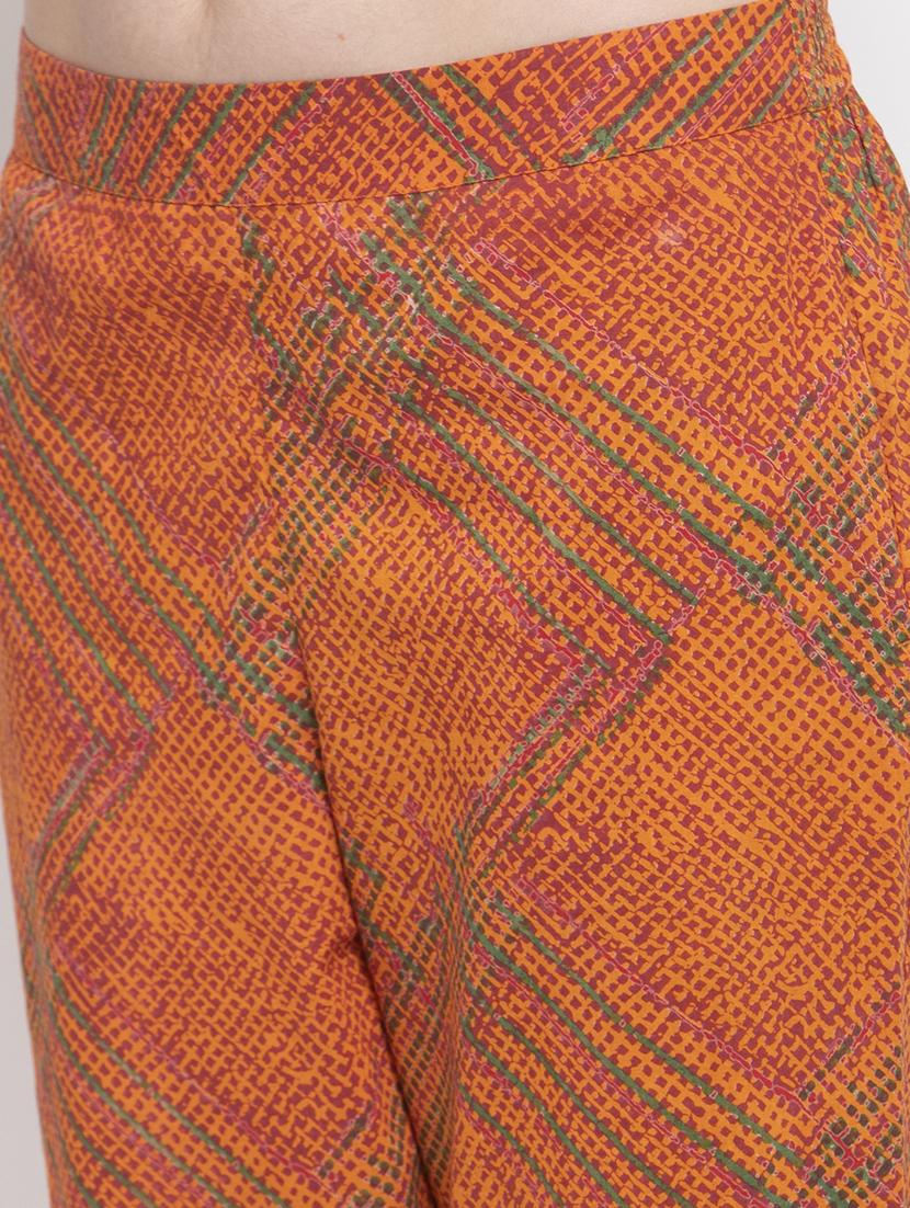 solid kurta pant set - 17521458 - Zoom Image - 4
