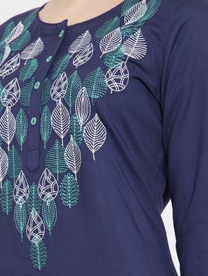 embroidered kurta pant set - 17521459 - Standard Image - 6