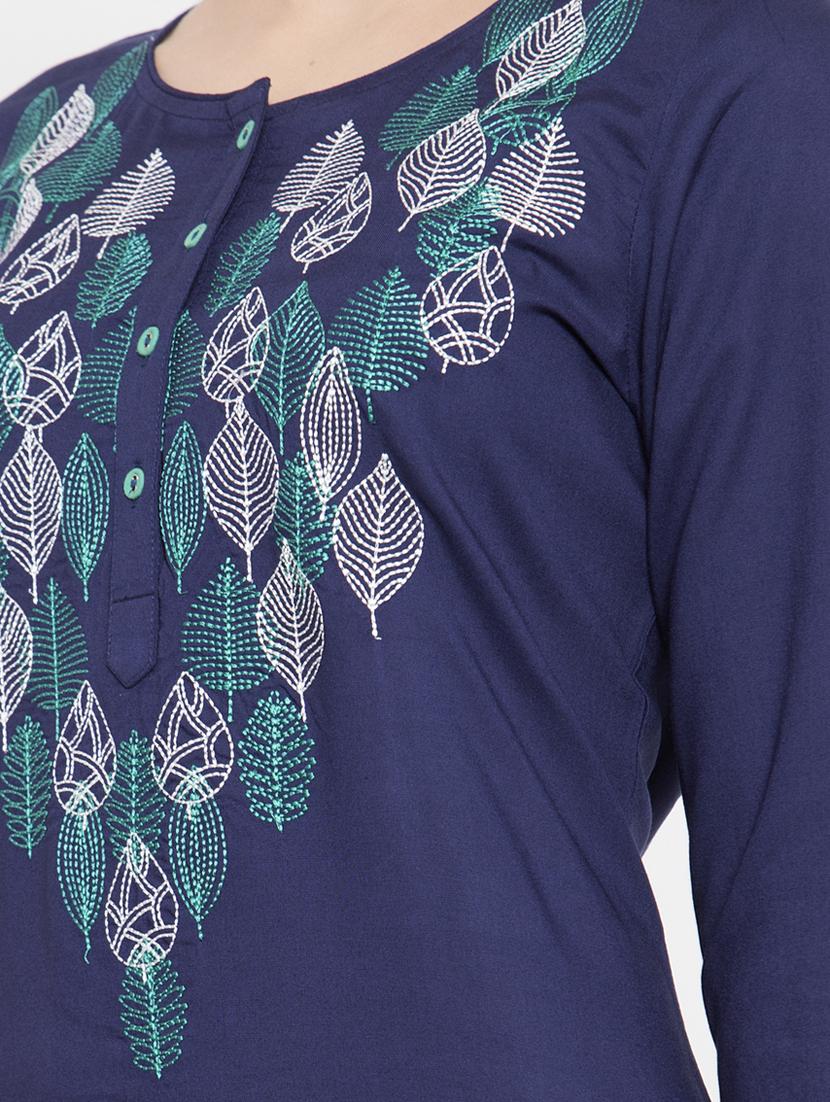 embroidered kurta pant set - 17521459 - Zoom Image - 6