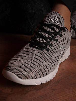 grey polyester sport shoes - 17521576 - Standard Image - 2