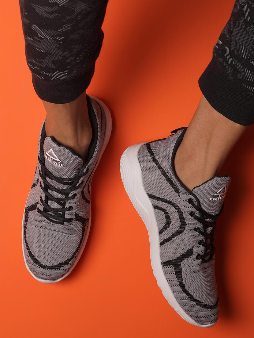 grey polyester sport shoes - 17521586 - Zoom Image - 2