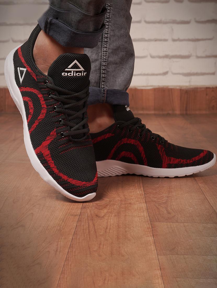 black polyester sport shoes - 17521587 - Zoom Image - 2